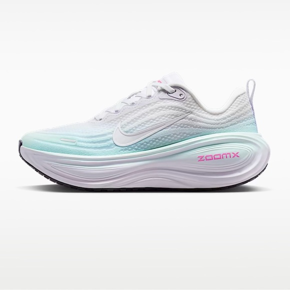 Nike Vomero Plus Women's Road Running Shoes White Blue Pink Glacier IM6682-159 - Picture 10 of 11